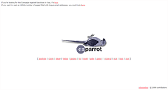Desktop Screenshot of ex-parrot.com